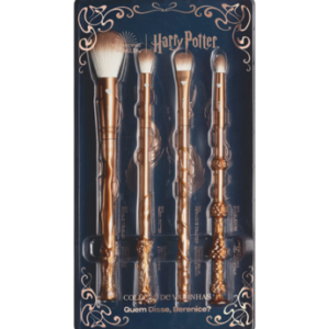 Kit de Pincéis - Inspirados nas varinhas de Harry, Hermione, Rony e Dumbledore