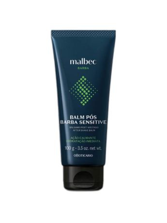 Balm Pós-Barba Malbec Club Sensitive, 100g - LT Beleza Beauty
